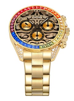 HW 460 Mah 1.43 Amoled Screen 3d Tempered Glass Ip68 Waterproof High-End Men's Smart Sports Watch Gold  - Image 2