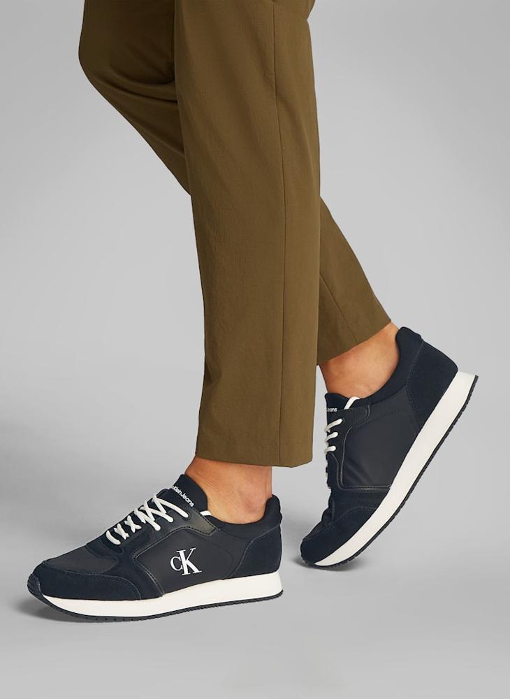 Runner Sock Lace Up Low Trainers