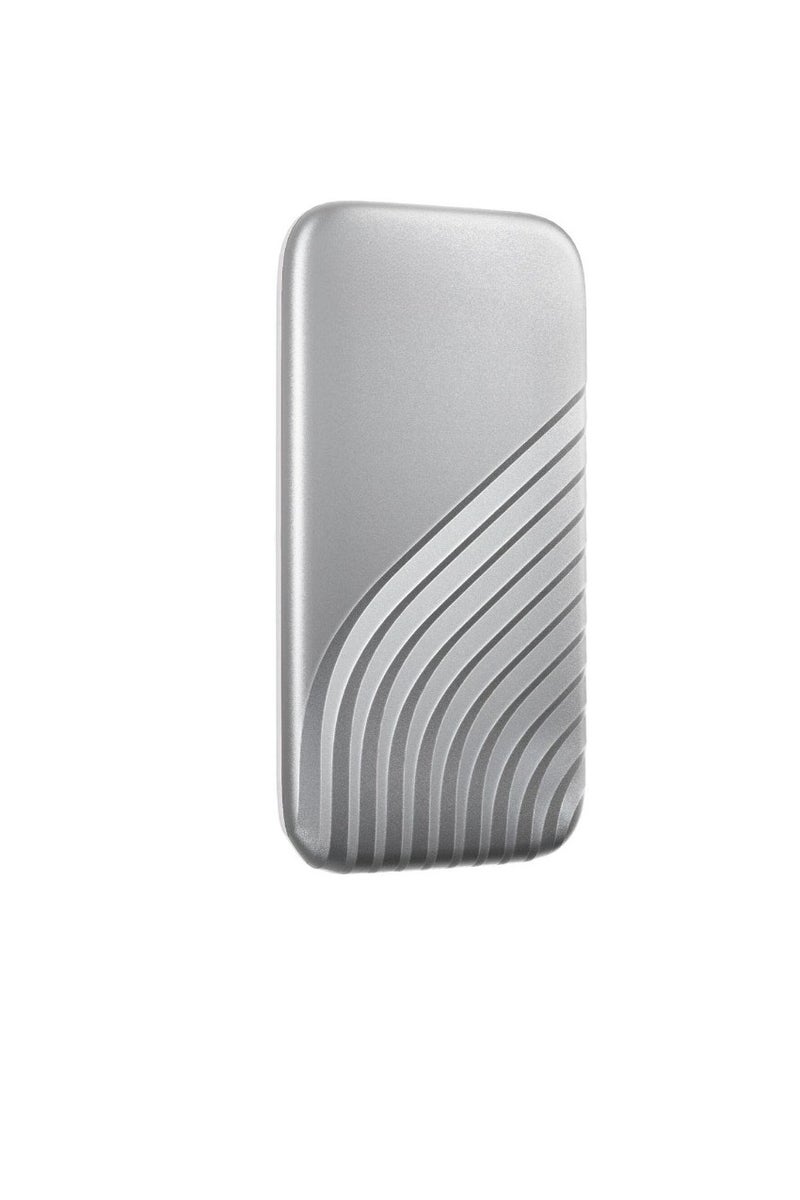 Portable SSD, Portable External Solid State Drive, Sturdy And Blazing Fast Data Storage Drive, Password Protection Backup Drive With Hardware Encryption, (1pc, Silver, 500GB) - Image 1