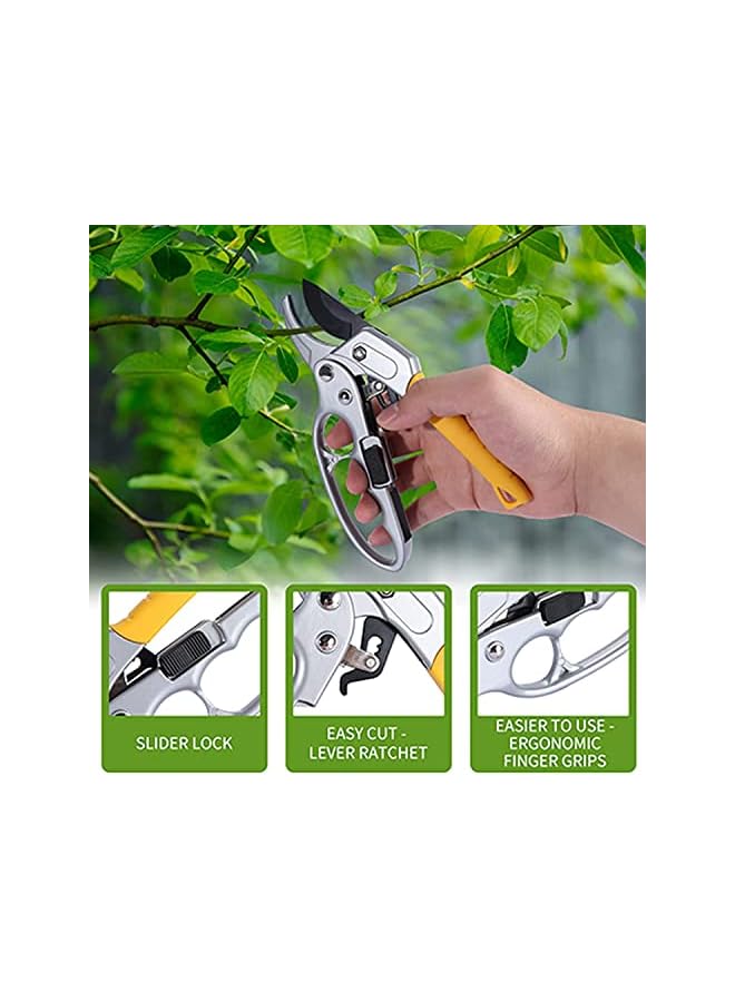promass Garden Pruning Shears - Heavy Duty Pruning Shears and Garden Shears - Handheld Garden Pruners, Plant Clippers, Flower Cutter, Pruners for Tree Trimming, Ideal for Gardening and Plant Scissors - Image 3