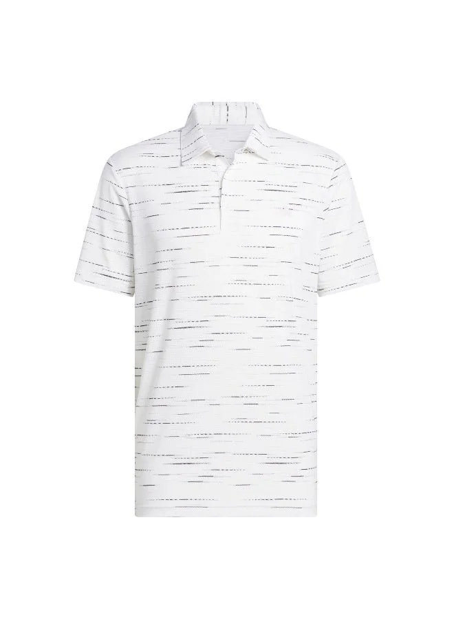 Adidas Adidas Ult Mesh Prt Lc Pink Polo Shirt (Short Sleeve) Polo Shirts For Men