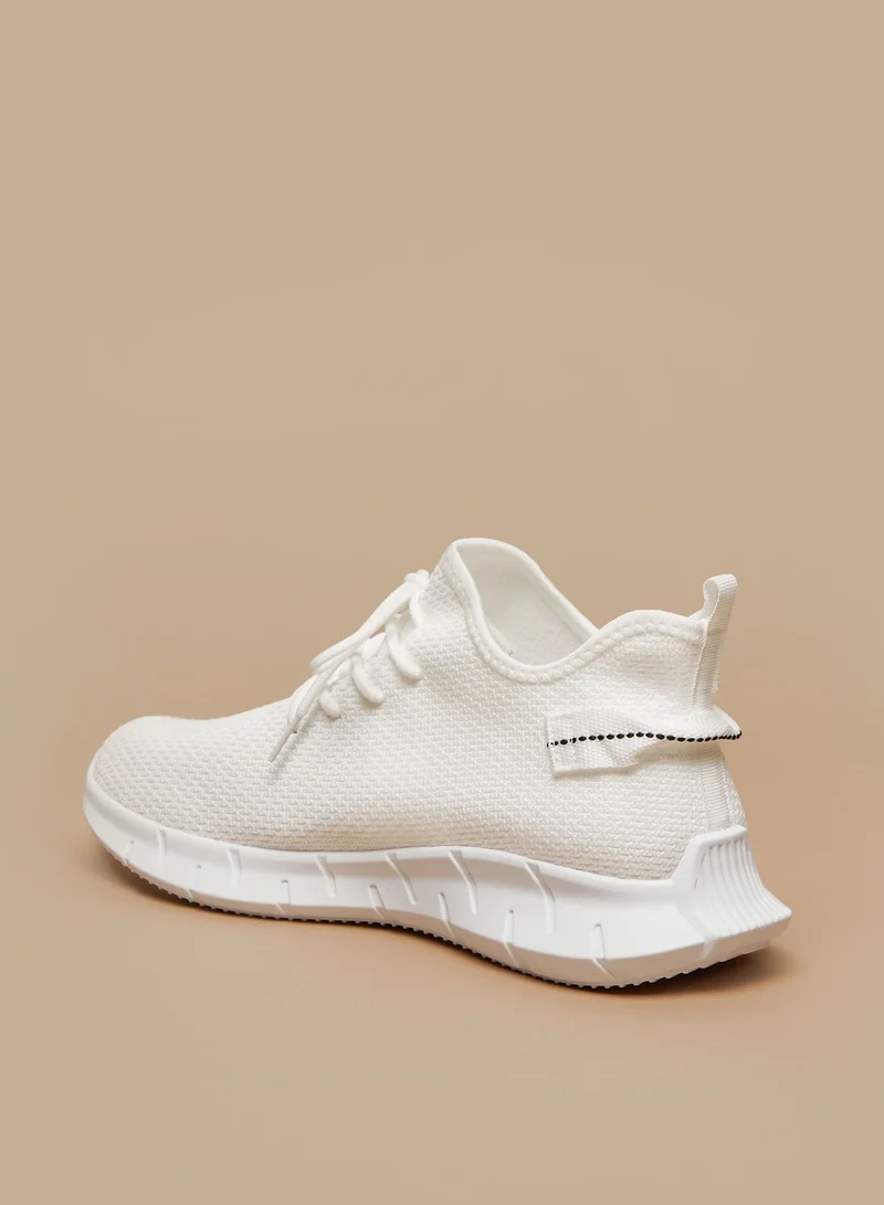 شو اكسبرس Mens OAKLAN Textured Lace-Up High Top Sports Shoes