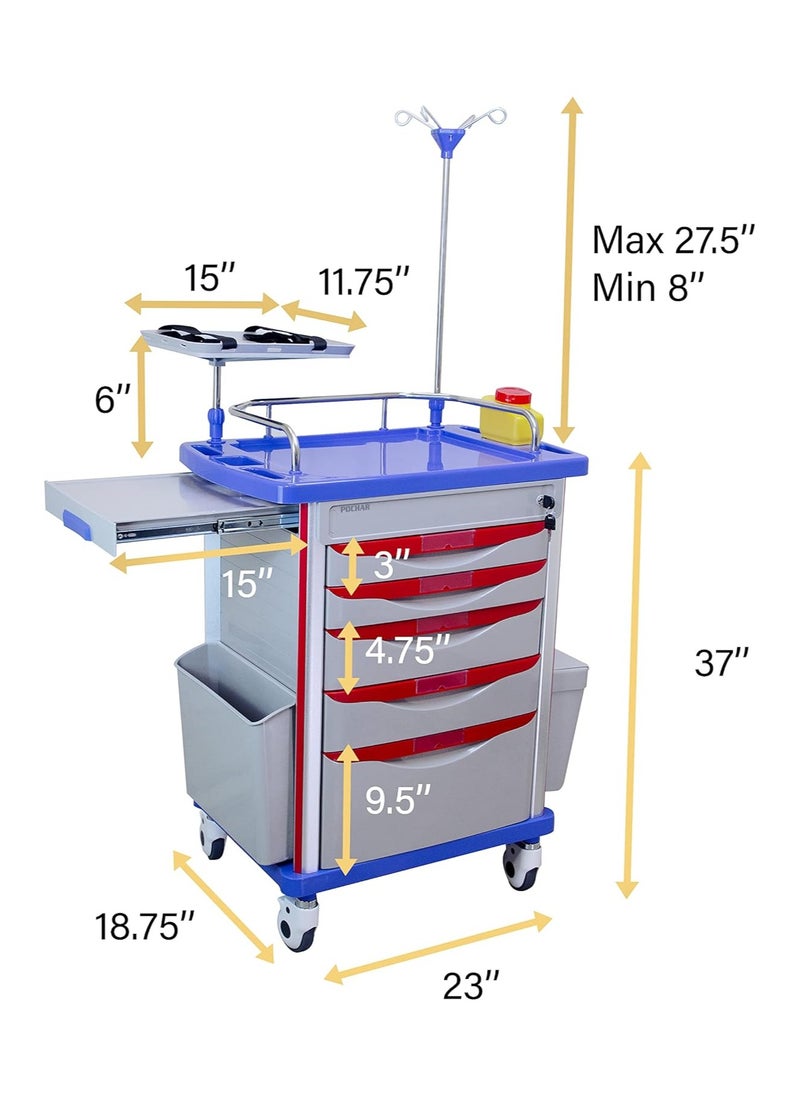 Adamsmed - Medical Crash Cart - Image 1