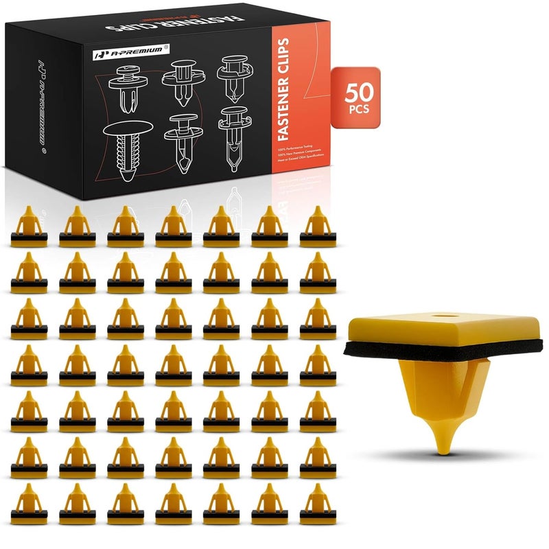 A-Premium 50PCS Nylon Rocker Moulding Grommet Set - Image 1