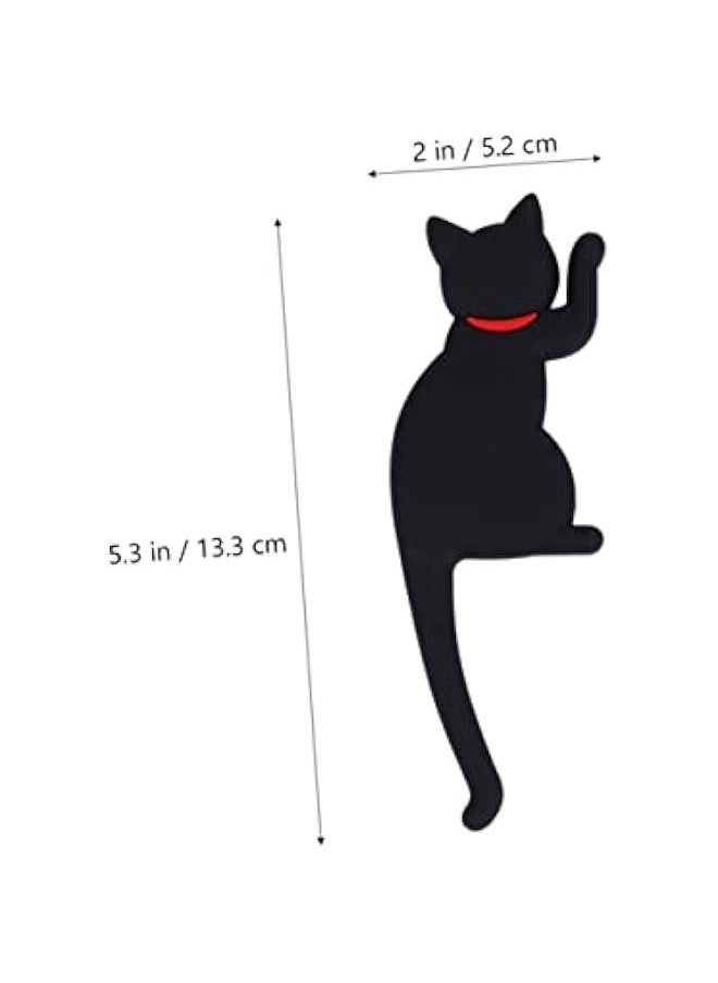 Generic 3 Pcs Magnetic Fridge Magnet Magnetic Cat Hook Magnetic Hook for Hanging Fridge Sticker Cartoon Magnetic Hook  - Image 4
