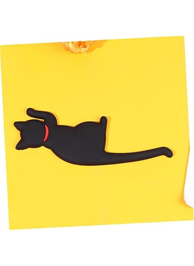 Generic 3 Pcs Magnetic Fridge Magnet Magnetic Cat Hook Magnetic Hook for Hanging Fridge Sticker Cartoon Magnetic Hook  - Image 5