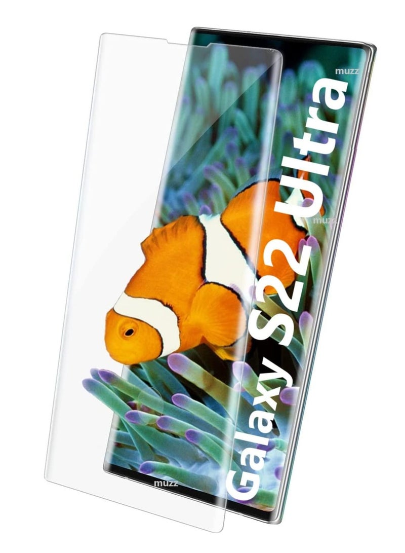 MIGOFAST Screen Protector for S22 UV Tempered Glass, Film HD Screen Saver, 9H Hardness, Bubble-free Screen Replacement Protector Film - Image 1