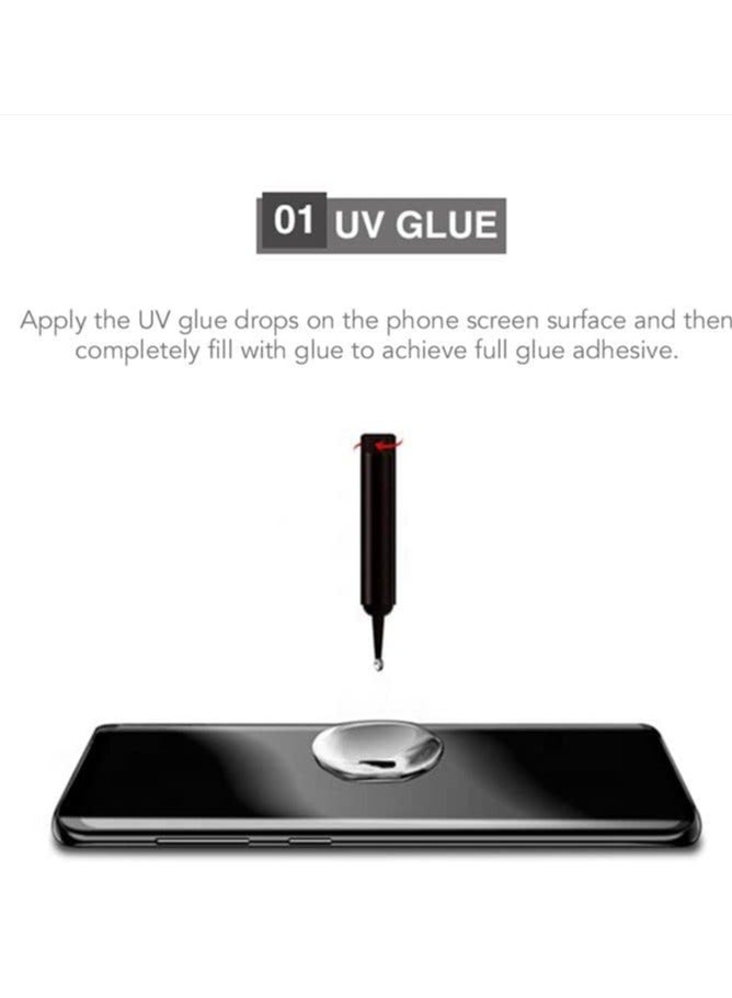 MIGOFAST Screen Protector for S22 UV Tempered Glass, Film HD Screen Saver, 9H Hardness, Bubble-free Screen Replacement Protector Film - Image 3