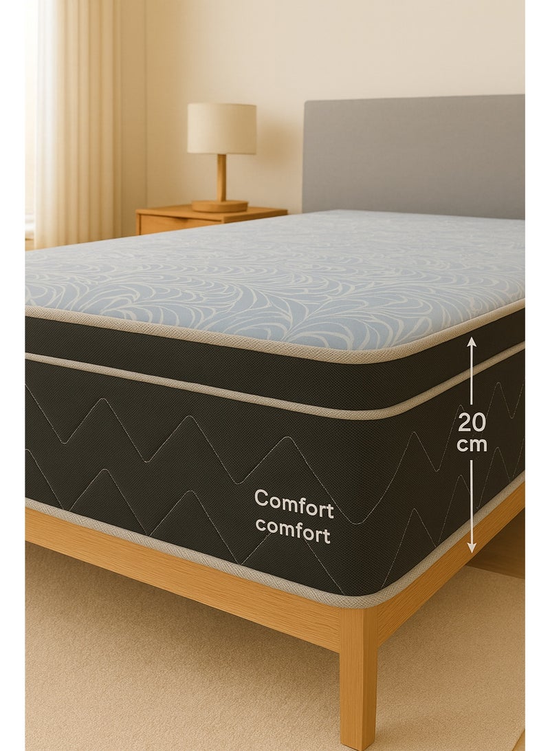 Harmony Home مرتبة طبية هارموني هوم بوكس 90×200 سم | متوسطة الصلابة | 20 سم | قماش تنفس بارد | مضادة للحساسية | الإمارات - Image 5