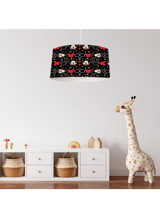 tbshomelamp Fabric Kid'S Ceiling Lamp 42x25 cm/Beige 