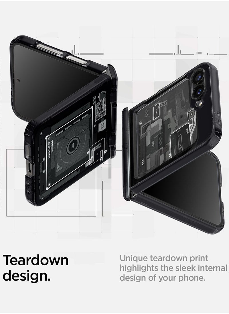 Spigen Ultra Hybrid Pro Samsung Galaxy Flip 6 Case Cover with Hinge Protection (2024) - Zero One  - Image 3