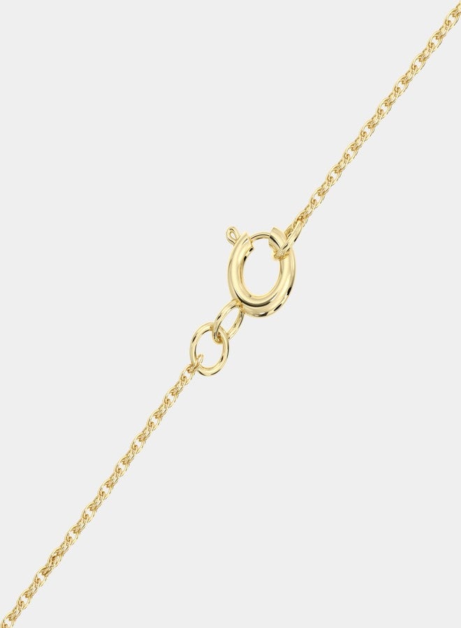 itsy-bitsy GILDED Itsy Bitsy 1/4 ct. tw. Lab Grown Diamond Open Teardrop Pendant Necklace in 14K Gold Plated Sterling Silver | Pear Shape Drop Diamond Necklace for Women | 18" Chain - Image 3