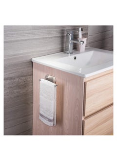 Excefore Towel Ring Self Adhesive Hand Towel Holder for Bathroom Kitchen Hand Towel Bar No Drilling Silver Towel Rack SUS 304 Stainless Steel Brushed  - Image 3