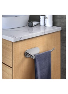 Excefore Towel Ring Self Adhesive Hand Towel Holder for Bathroom Kitchen Hand Towel Bar No Drilling Silver Towel Rack SUS 304 Stainless Steel Brushed  - Image 4