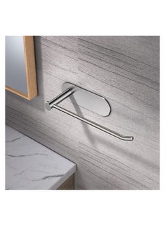 Excefore Towel Ring Self Adhesive Hand Towel Holder for Bathroom Kitchen Hand Towel Bar No Drilling Silver Towel Rack SUS 304 Stainless Steel Brushed  - Image 5