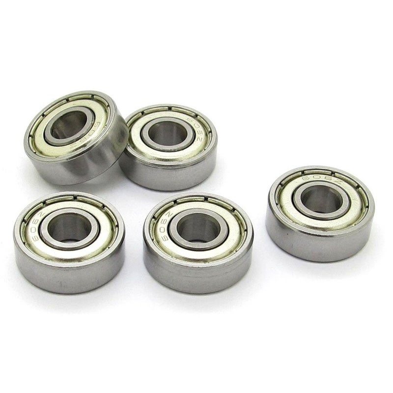 NewZoll 6x17x6 mm Deep Groove Ball Bearing Steel Skateboard Model Bearings 606ZZ 606Z 80016 10 PCS Skateboard Bearings - Image 2