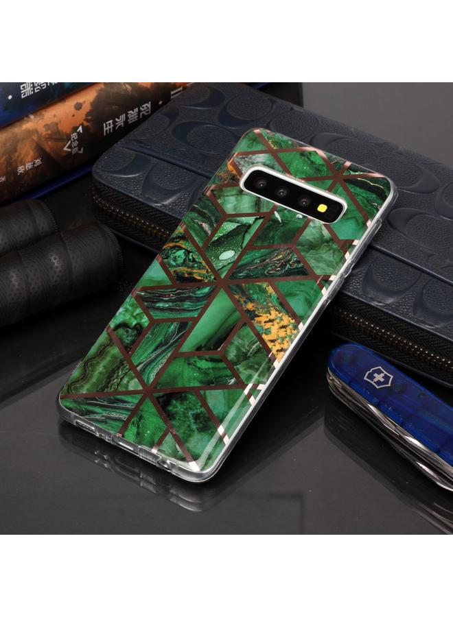 S-TOP Case For Galaxy S10 Plating Marble Pattern Soft TPU Protective Case - Image 5