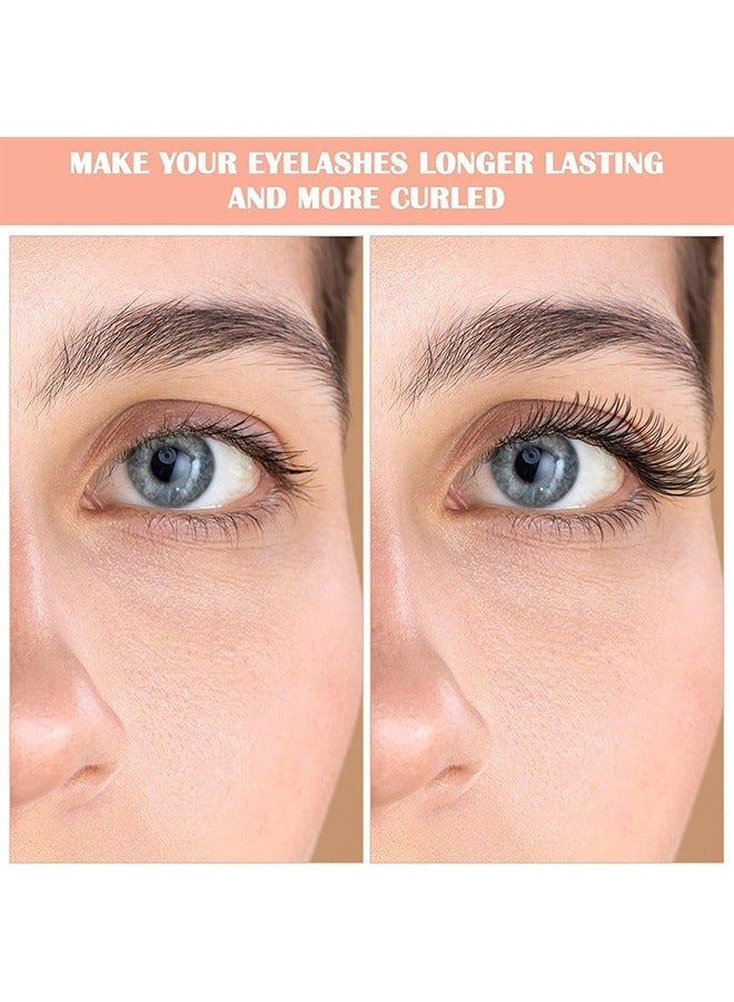 50pcs Eyelash Curler Refill Pads - Silicone Rubber Universal Eye Lash Curler Replacement with Clear Storage Box (Black) - Image 5