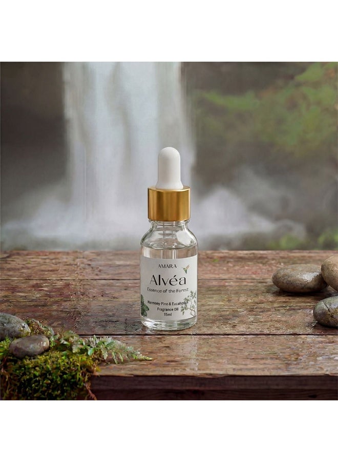 DANUBE HOME Alvea Fragrance Oil 15ml Pine Eucalyptus Fresh Aroma Oil - Image 1