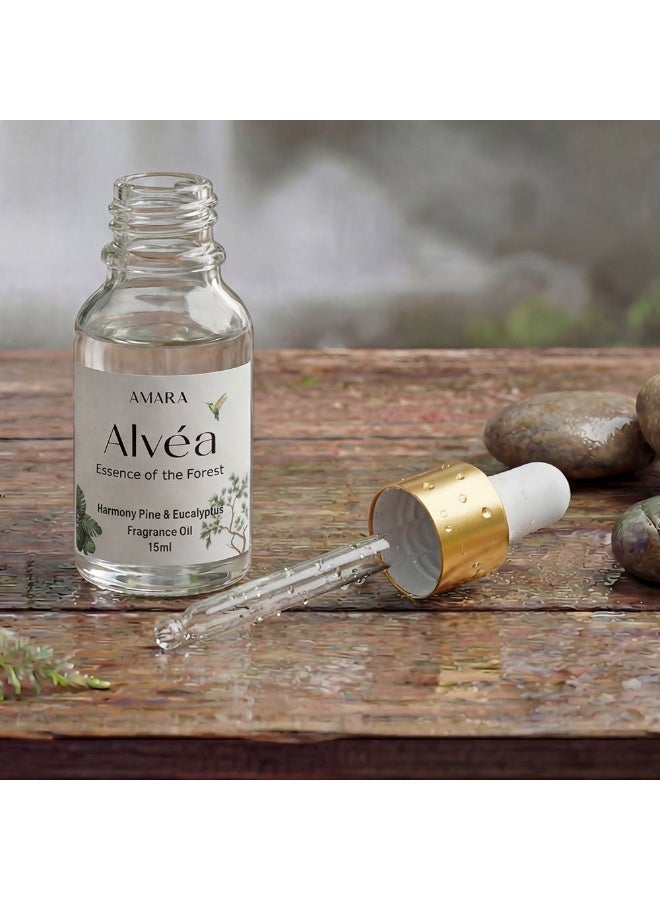 DANUBE HOME Alvea Fragrance Oil 15ml Pine Eucalyptus Fresh Aroma Oil - Image 2