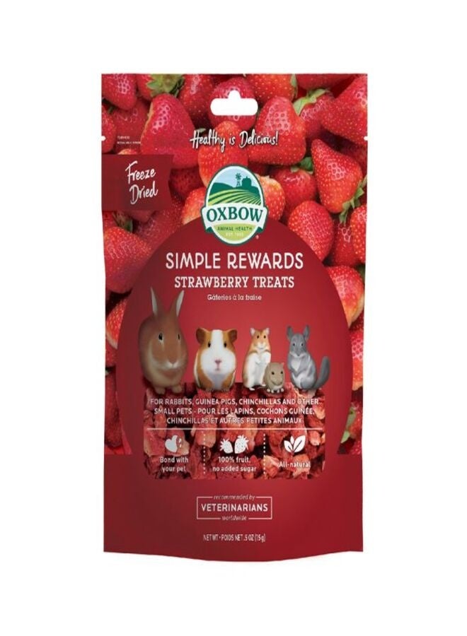 Oxbow Strawberry Treat Simple Rewards 15g