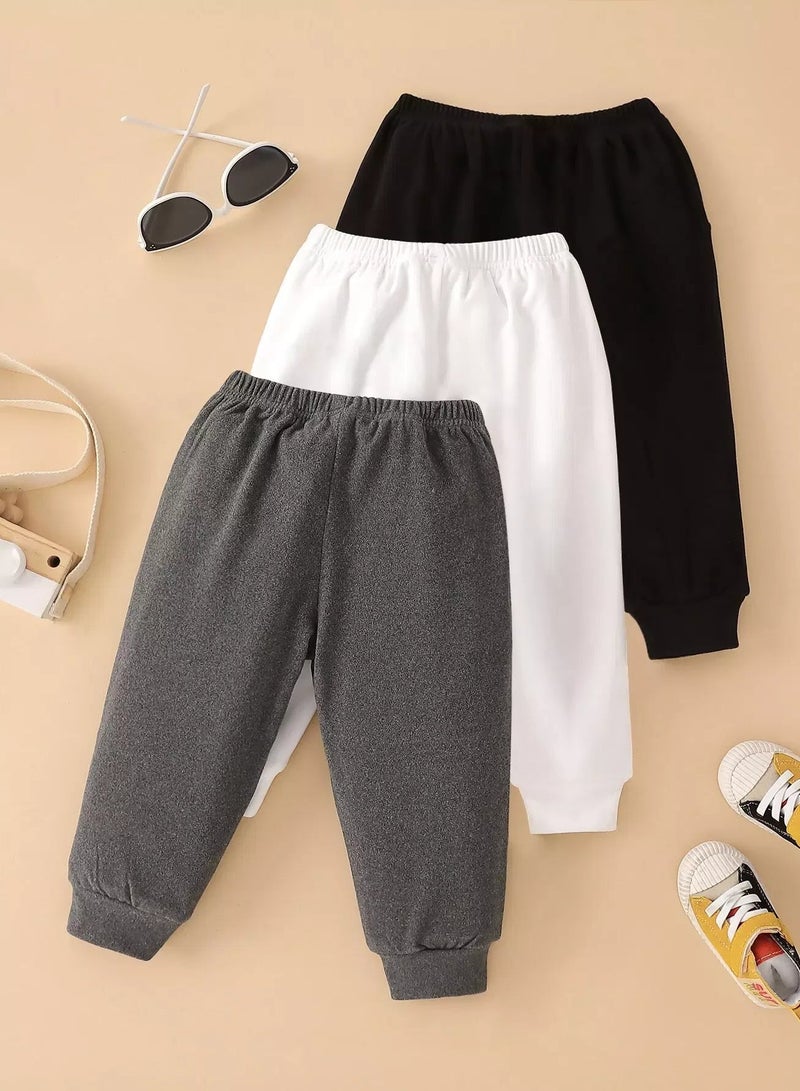 Baby 3pcs Slant Pocket Sweatpants  - Image 2