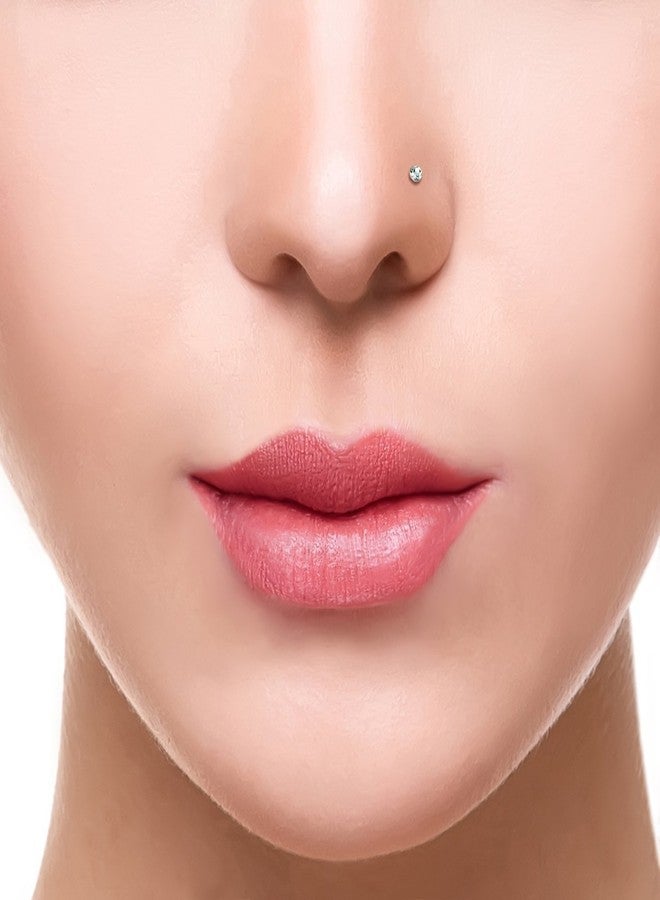 Charisma Small Nose Studs Stainless Steel Curved Nose Stud Bend L Shape Nose Ring Screw Piercing Jewelry Tiny Bone Studs for Women Men Hypoallergenic 20G (10pcs,Clear CZ, L-shape,1.8mm) - Image 5