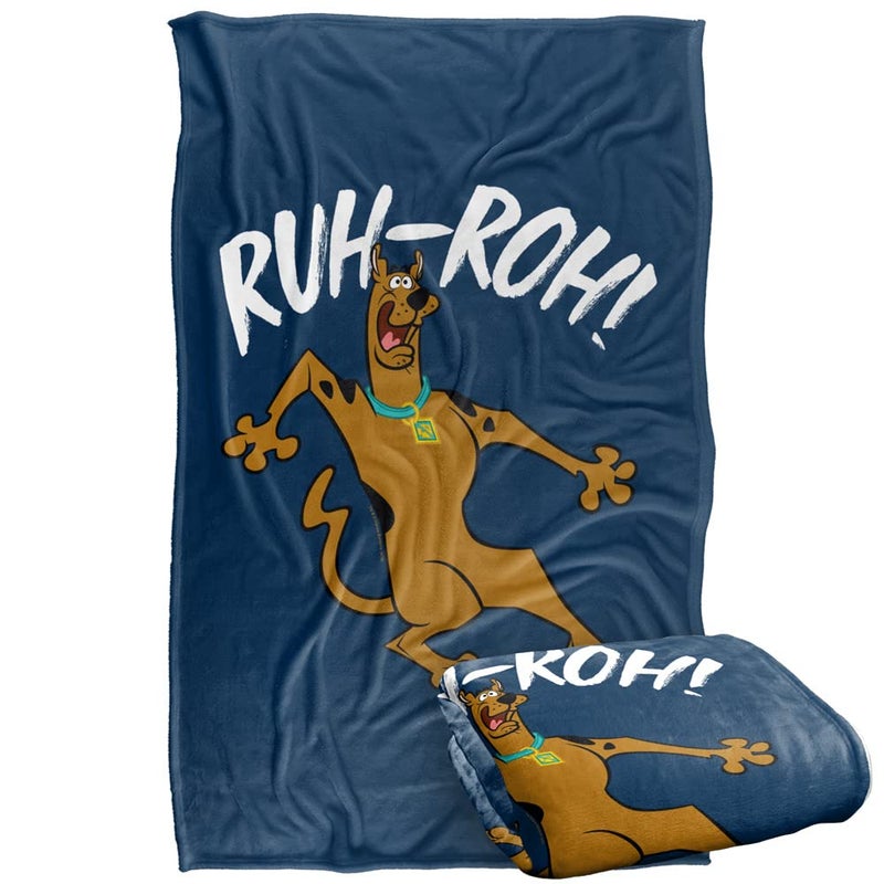 Scooby Doo Ruh Roh Silky Touch Super Soft Throw Blanket 36 x 58Ruh Roh