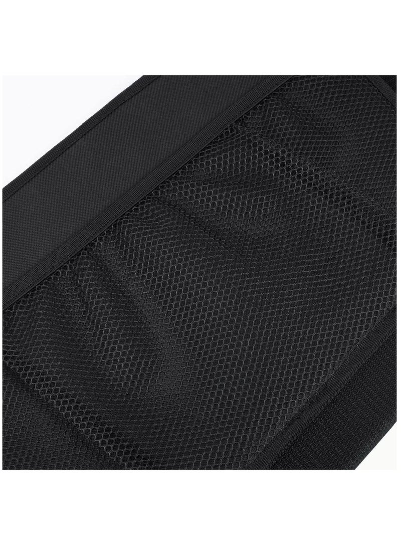 KASTWAVE Trunk Organizer for Tesla Model Y Model 3 Rear Trunk Accessories, Trunk(rear) Organizer Storage with Mesh Pocket and Dividers for Storage and Efficient Organization of Trunk Items (set of 2) - Image 5