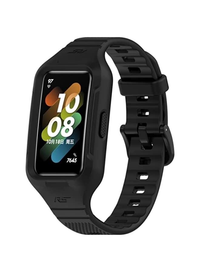 Suitable for Huawei Bracelet 10/9/8/7/6 Integrated Texture Strap Huawei Band8 Strap Honor Bracelet 7/6 Strap - Image 2