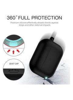 ماركة غير محددة متوافق مع حافظة Anker Soundcore Life P3، حافظة Giaogor الواقية الناعمة من مادة TPU مع سلسلة مفاتيح لجراب Anker Soundcore Life P3 (أسود)  - Image 4