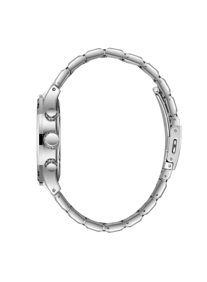 Lee Cooper Men's Multi Function Display Watch With Silver Metal Strap - LC08146.330