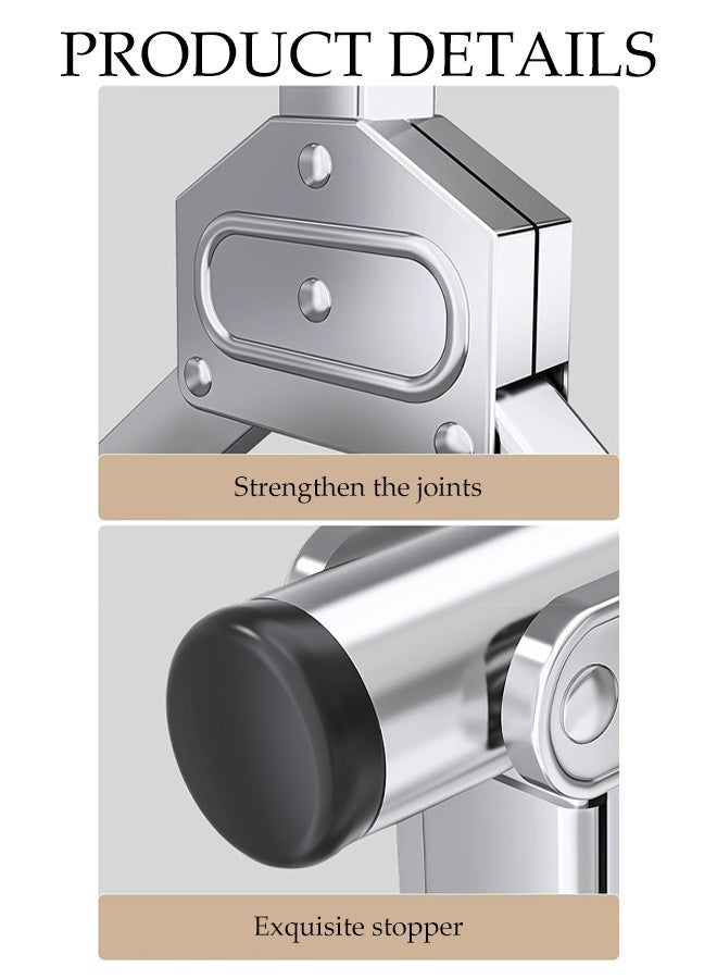 DUNISO 1.6M Clothes Drying Rack ,with Windproof Hooks and Windproof clip, Foldable Drying Rack,Stainless Steel   Laundry Stand for Indoor Outdoor - Image 3