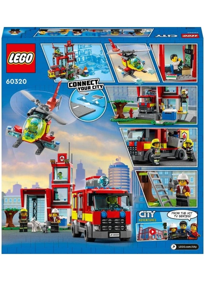 LEGO LEGO® City Fire Station 60320 Building Kit (540 Pieces)  - Image 1