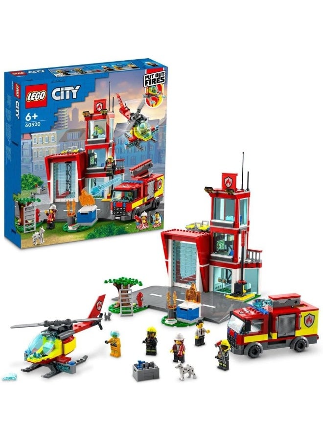 LEGO LEGO® City Fire Station 60320 Building Kit (540 Pieces)  - Image 2