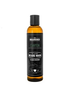 Live Bearded Live Bearded Beard Wash, 8 fl oz - Water-Based Face Cleanser with All-Natural Ingredients for a Gentle, Deep Clean - Made in the USA | Canyon Scent - Juniper, Cypress, Fir Needle 
