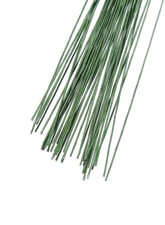 Decora 22 Gauge Dark Green Floral Wire 16 inch,50/Package - Image 2