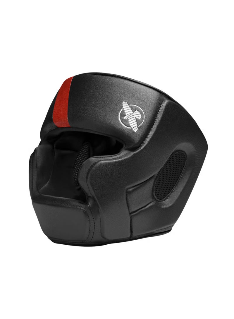 Hayabusa T3 MMA Headgear | Black/Red - Image 1