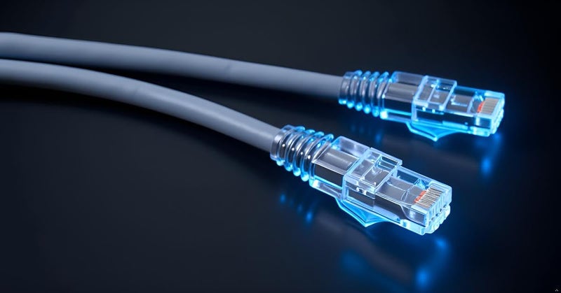 SETH ENTERPRISES (50 Meter CAT 6 Patch Cable Speed Up to 1Gbps LAN Wires for Network Cabinets, Patch Panels & Server Racks | RJ45 Networking Cords Speed Upto 1024Mbps - Image 1