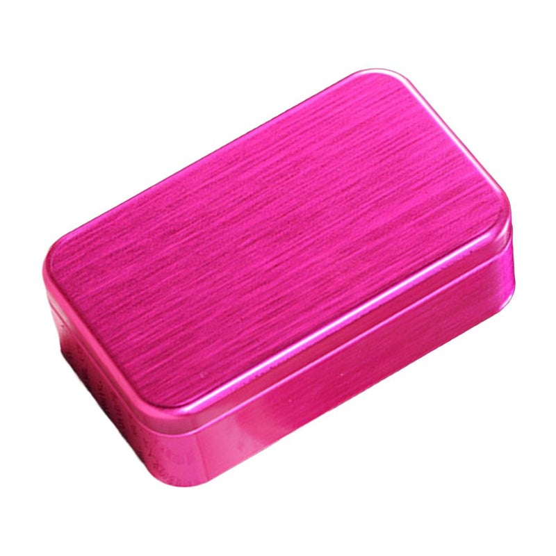 Tinplate tea canister packaging, small storage box, brushed metal tea box, playing card box, storage. - Image 1