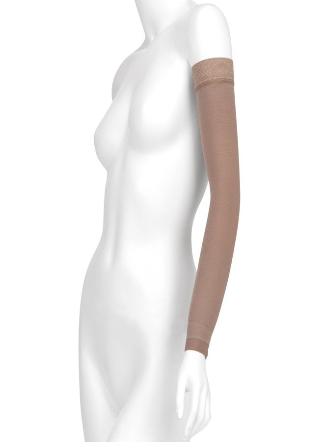 Juzo Dynamic Varin 3511 20-30mmhg Max Armsleeve with Silicone Top Band for Women, Beige, 1 (I) Regular - Image 1