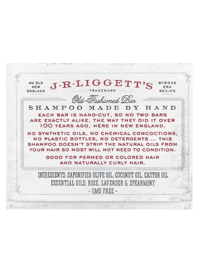 J·R·LIGGETT'S J.R. Liggett's, Old Fashioned Shampoo Bar, Original Formula, 3.5 oz (99 g)  - Image 2