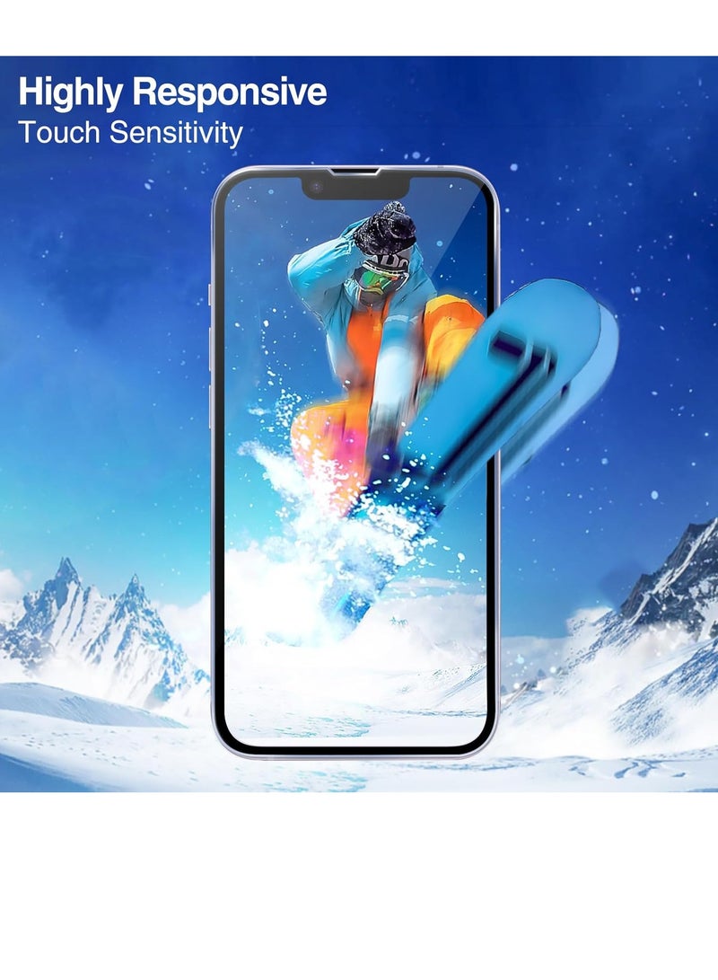 Procases 2 Pack Screen Protector for iPhone 14 Plus 6.7 Inch Tempered Glass Screen Film Guard Clear - Image 5