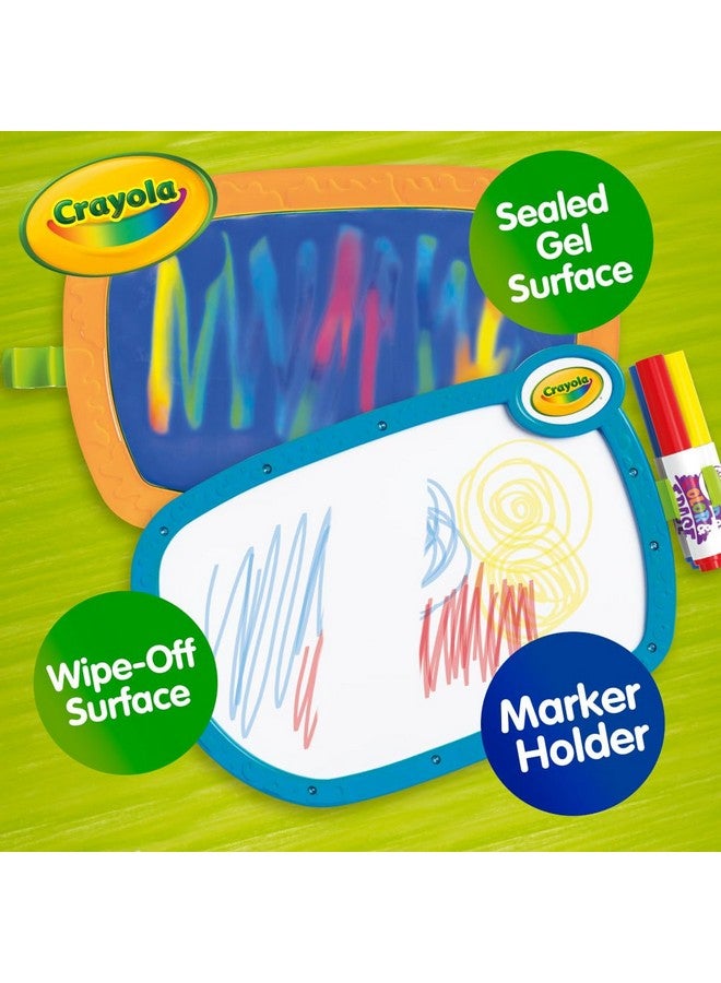 Crayola 2-in-1 Doodle Board for Toddlers, Squishy & Erasable Drawing Tablet, Educational Toddler Toy, Travel Activity, Sketching Pad, Gift for Kids - Image 3