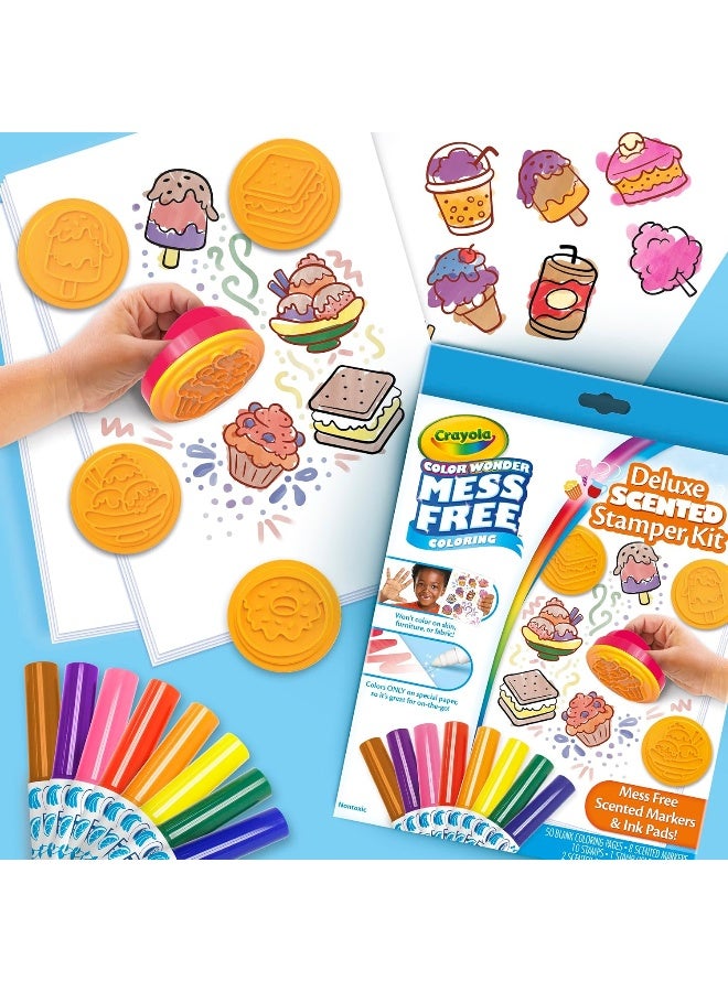 Crayola مجموعة طوابع معطرة كلر وندر ديلوكس من كرايولا - Image 1