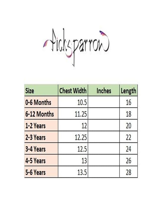 Picksparrow فستان كاسافو للبنات الصغيرات من بيكسبارو / فستان أونام / فستان عرقي للأطفال (عقدة على الكتف) (6-12 شهرًا، لون أرجواني) - Image 4