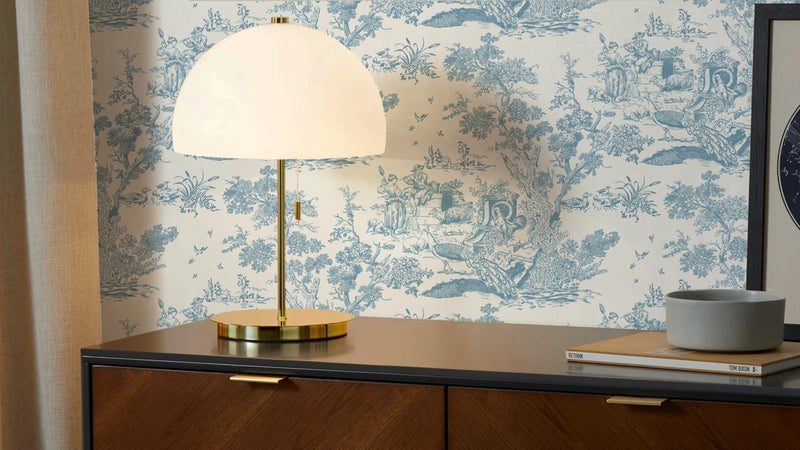 CiCiwind Peel and Stick Wallpaper Blue and White Wallpaper Toile Removable Self-Adhesive Wall Paper for Bedroom Bathroom Vintage Contact Paper for Walls Covering 16InÃ—78.7In - Image 4