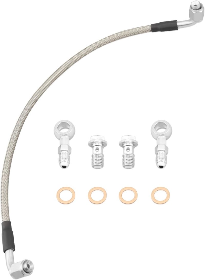ANODZU Upgrade Turbo Oil Feed Line Kit for MINI Cooper S R55 R56 R57 R58 R59 R60 R61 (2007-2016), Replacement Model 11657534454 - Image 1