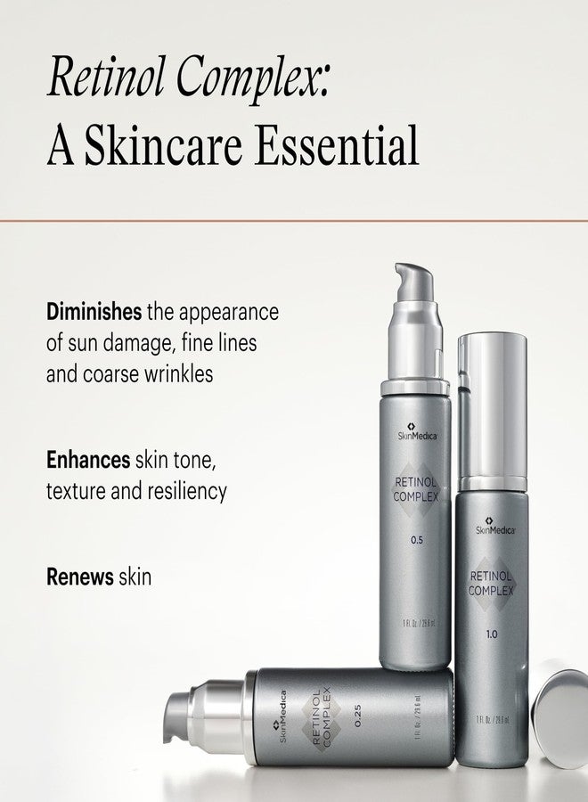 Skinmedica سكن ميديكيا ريتينول 0.25 كومبلكس - سيروم ريتينول للوجه، كريم ريتينول متقدم مضاد للشيخوخة يجدد البشرة ويقلل من ظهور الخطوط الدقيقة والتجاعيد، 1 أونصة سائلة - Image 2
