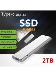 Generic Cross Border M.2 Mini Solid State SSD High Speed Transfer 1TB 2TB 4TB 8TB Portable External Hard Drive-Capacity:4TB-Interface:Red  - Image 2